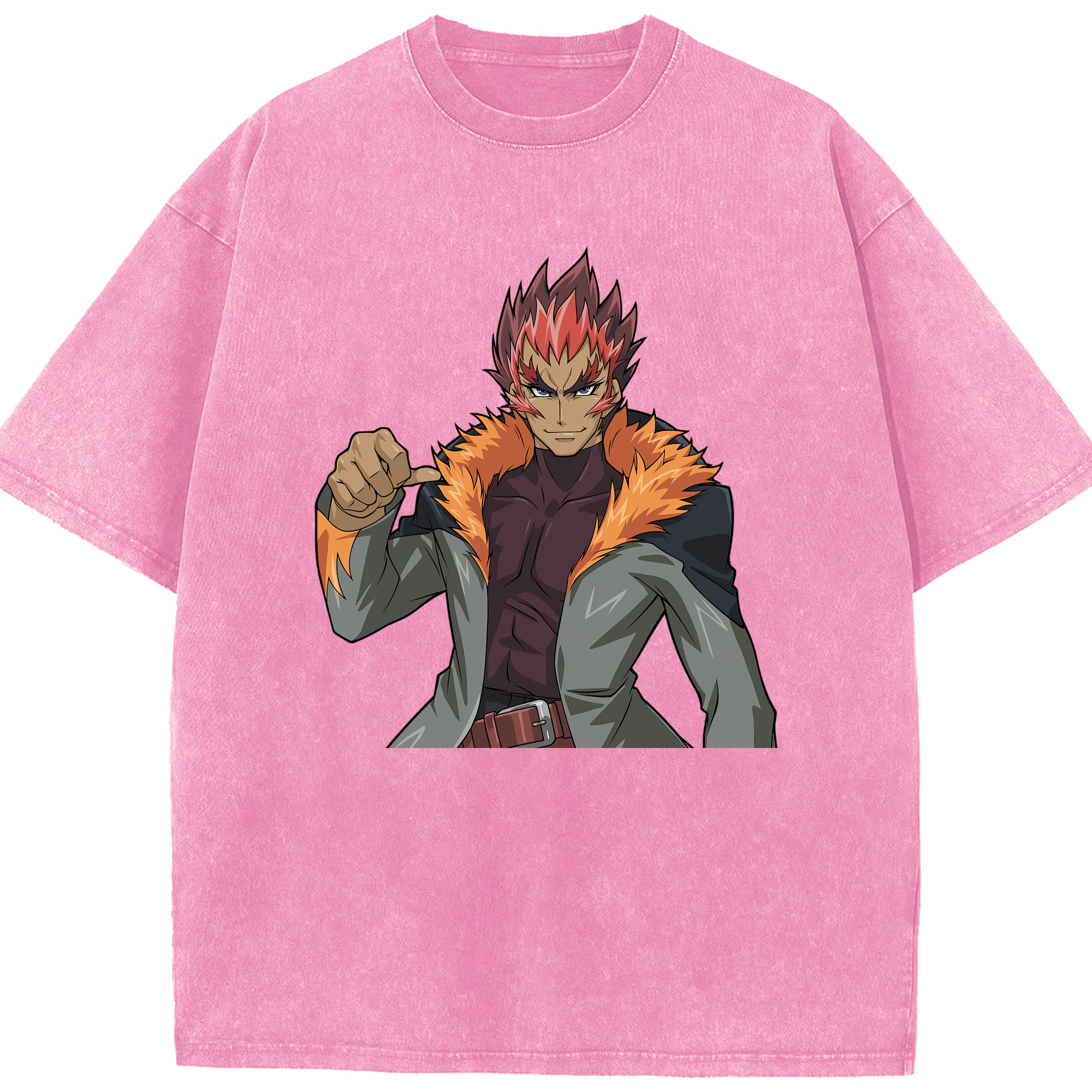 （画像用） 遊☆戯☆王 Yu-Gi-Oh! 綿100% ヴィンテージ風 半袖Tシャツ（フロントプリント）